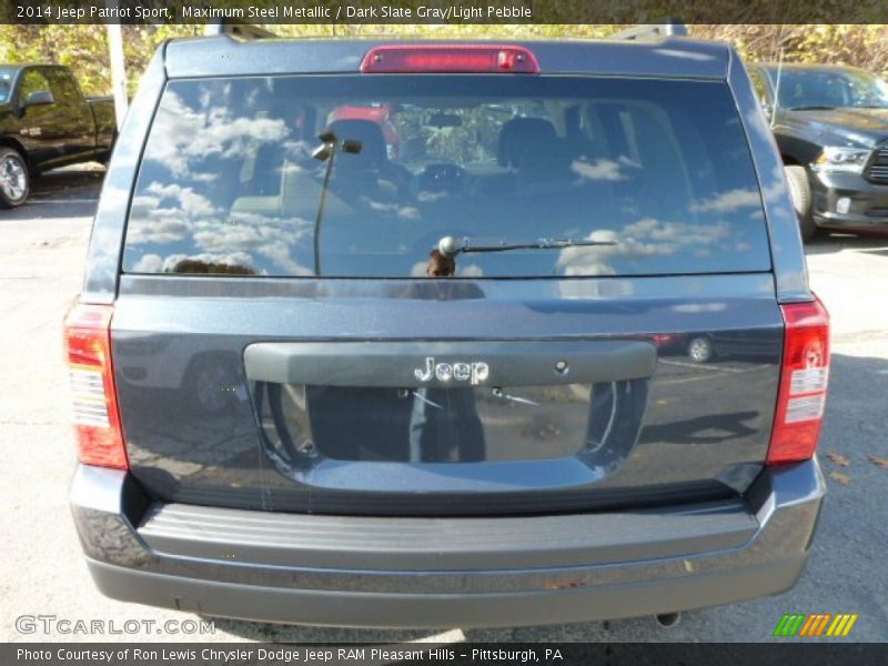 Maximum Steel Metallic / Dark Slate Gray/Light Pebble 2014 Jeep Patriot Sport