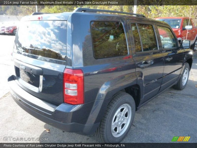 Maximum Steel Metallic / Dark Slate Gray/Light Pebble 2014 Jeep Patriot Sport