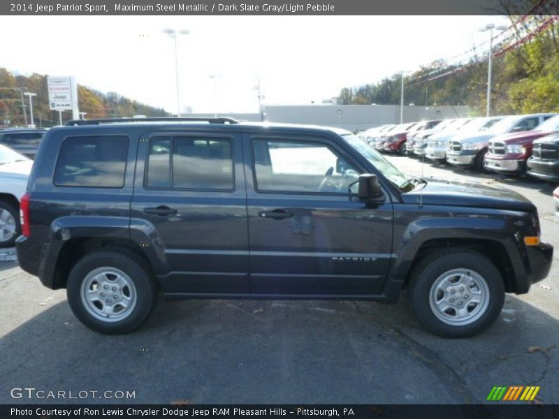 Maximum Steel Metallic / Dark Slate Gray/Light Pebble 2014 Jeep Patriot Sport
