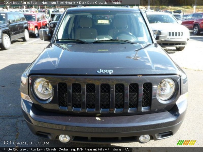 Maximum Steel Metallic / Dark Slate Gray/Light Pebble 2014 Jeep Patriot Sport