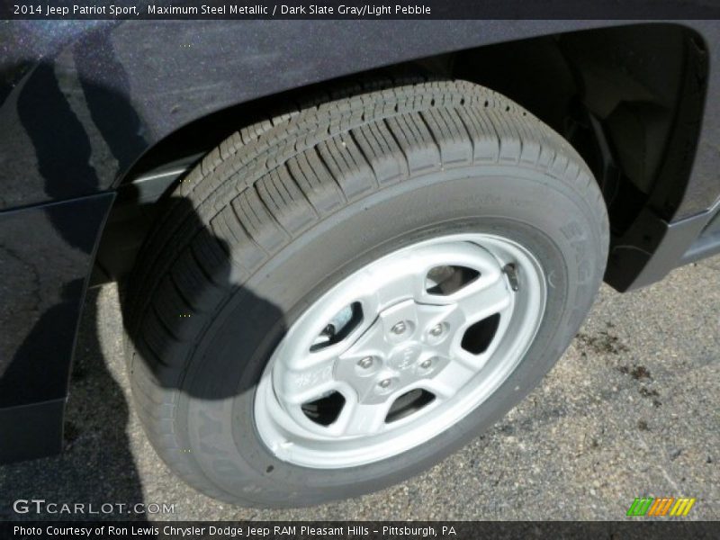Maximum Steel Metallic / Dark Slate Gray/Light Pebble 2014 Jeep Patriot Sport