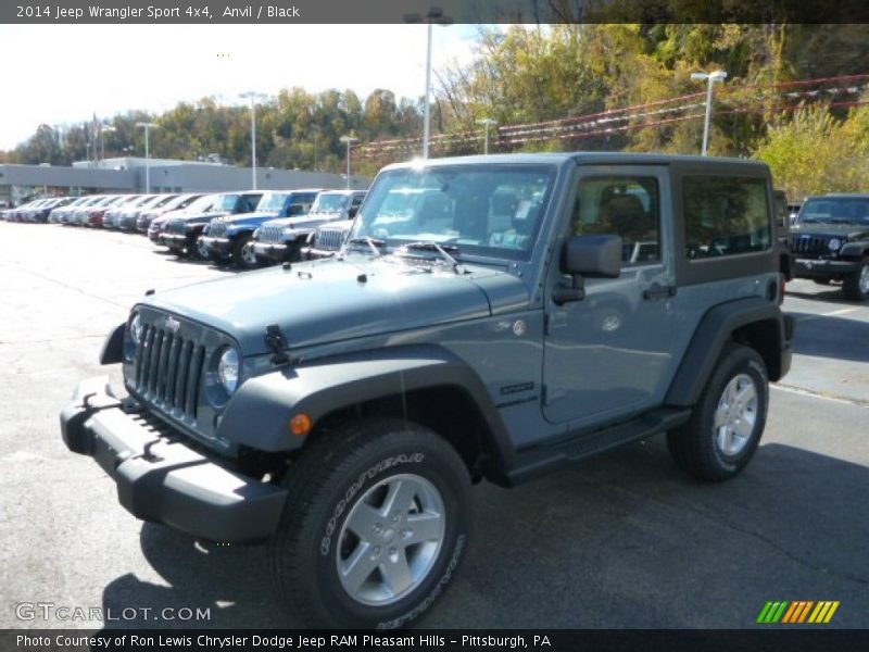 Anvil / Black 2014 Jeep Wrangler Sport 4x4