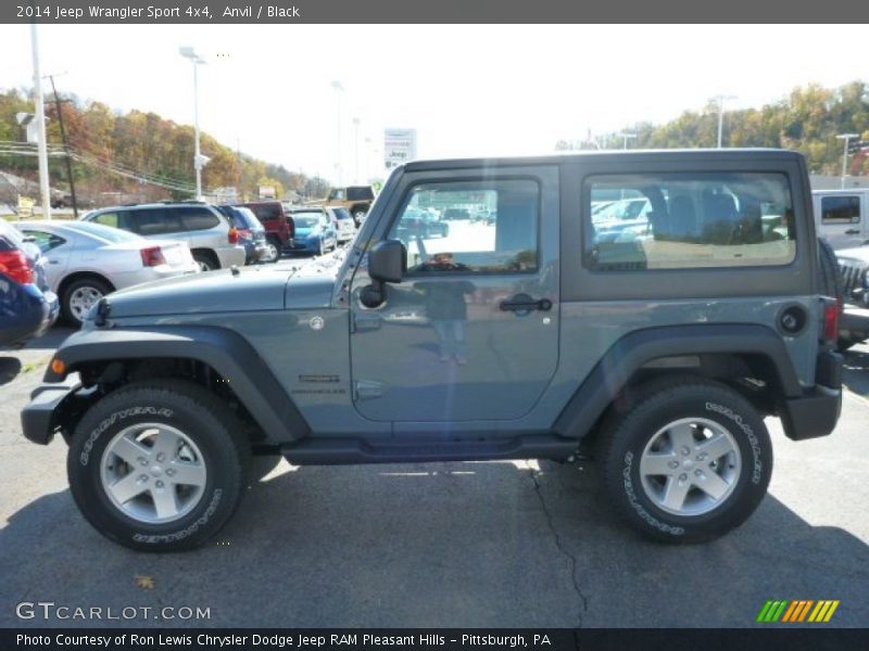 Anvil / Black 2014 Jeep Wrangler Sport 4x4