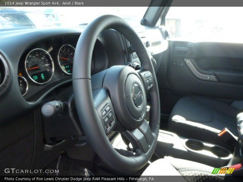 Anvil / Black 2014 Jeep Wrangler Sport 4x4