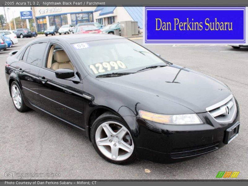 Nighthawk Black Pearl / Parchment 2005 Acura TL 3.2