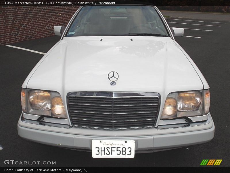 Polar White / Parchment 1994 Mercedes-Benz E 320 Convertible