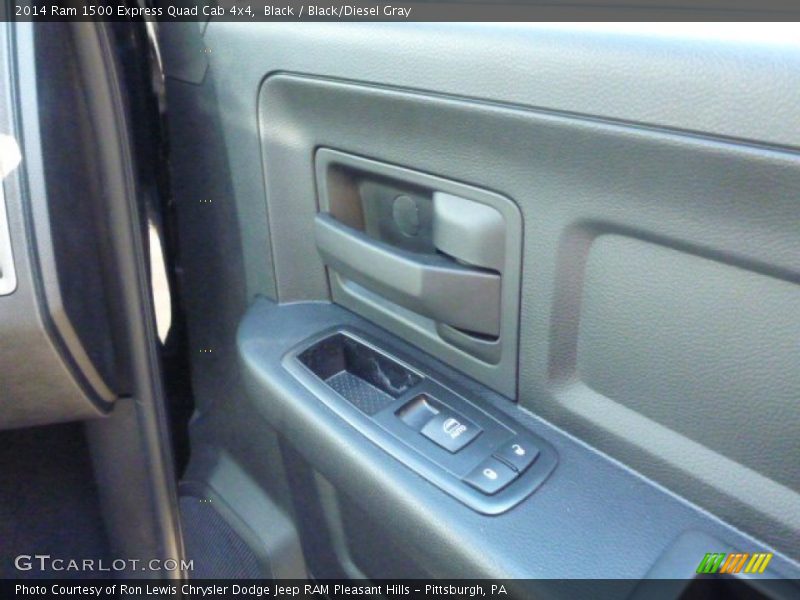 Black / Black/Diesel Gray 2014 Ram 1500 Express Quad Cab 4x4