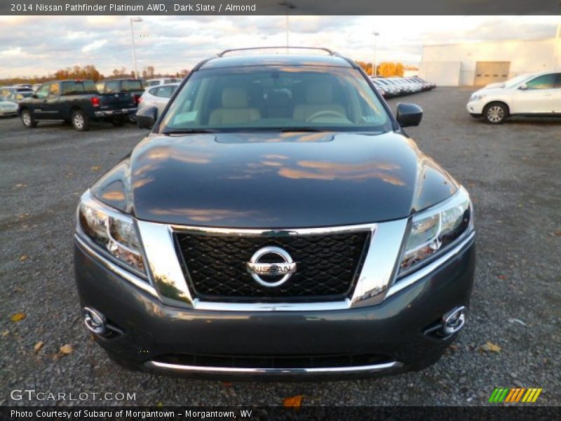 Dark Slate / Almond 2014 Nissan Pathfinder Platinum AWD