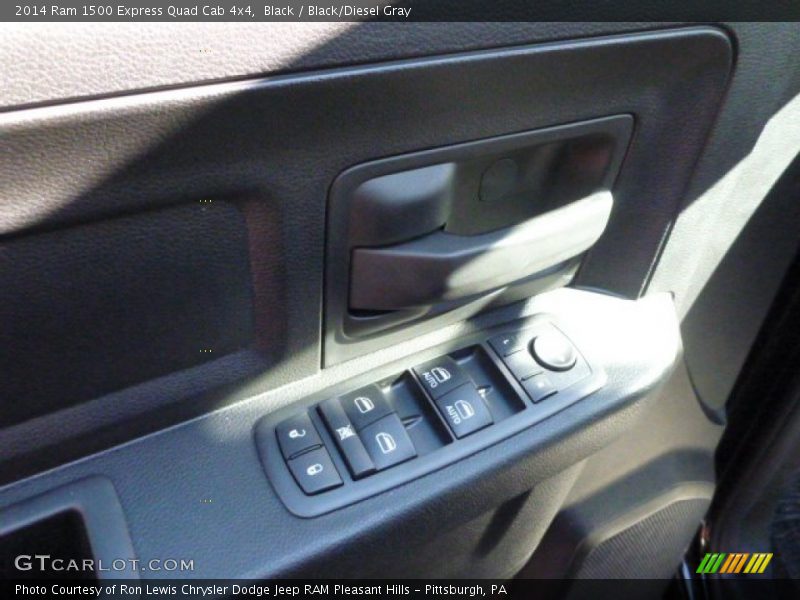 Black / Black/Diesel Gray 2014 Ram 1500 Express Quad Cab 4x4