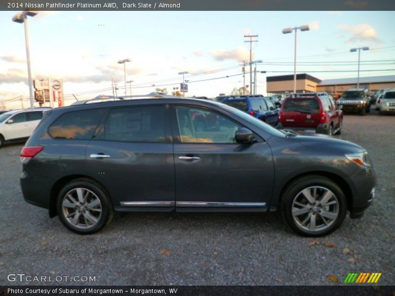 Dark Slate / Almond 2014 Nissan Pathfinder Platinum AWD