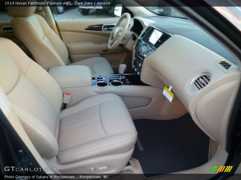 Dark Slate / Almond 2014 Nissan Pathfinder Platinum AWD