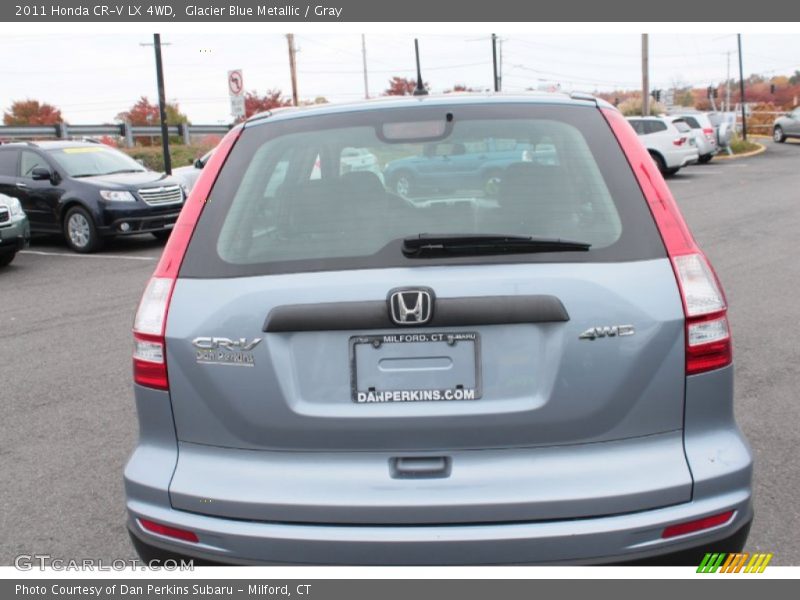 Glacier Blue Metallic / Gray 2011 Honda CR-V LX 4WD