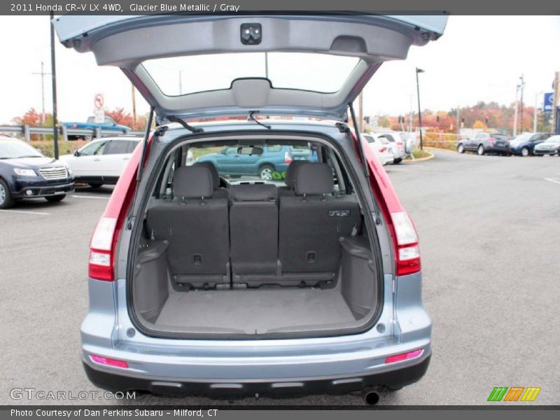 Glacier Blue Metallic / Gray 2011 Honda CR-V LX 4WD