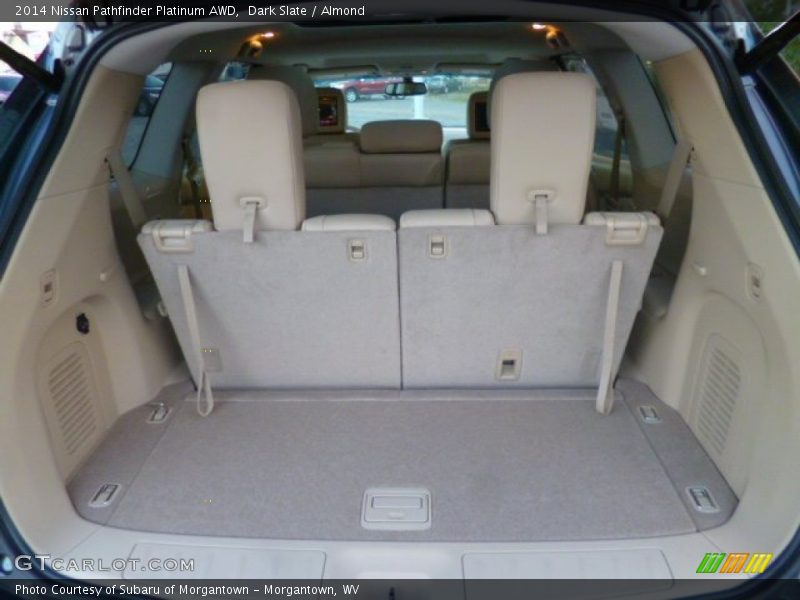 Dark Slate / Almond 2014 Nissan Pathfinder Platinum AWD