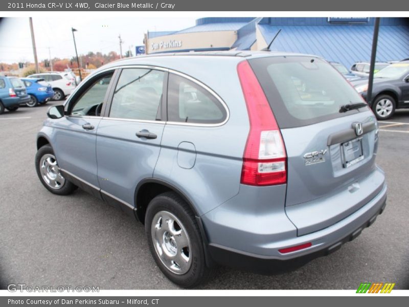 Glacier Blue Metallic / Gray 2011 Honda CR-V LX 4WD