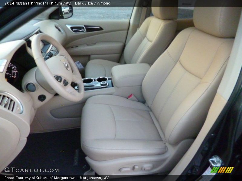 Dark Slate / Almond 2014 Nissan Pathfinder Platinum AWD
