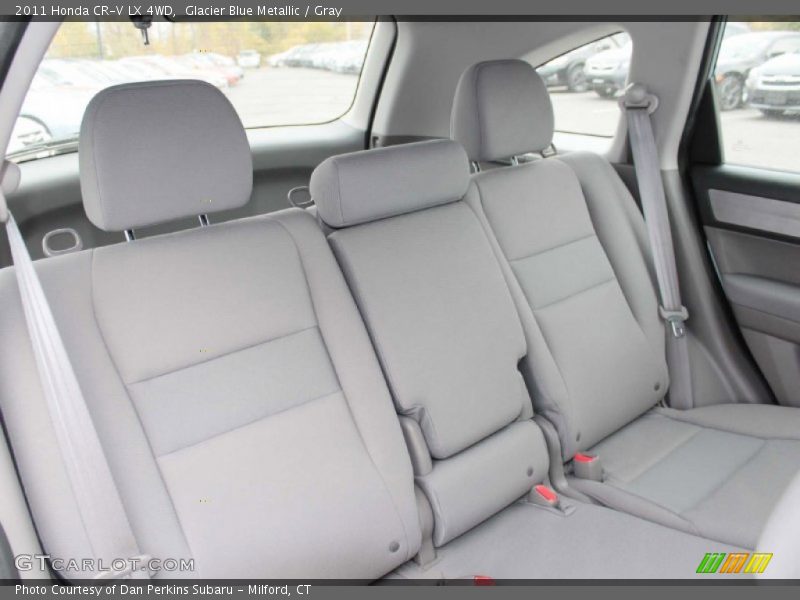 Glacier Blue Metallic / Gray 2011 Honda CR-V LX 4WD