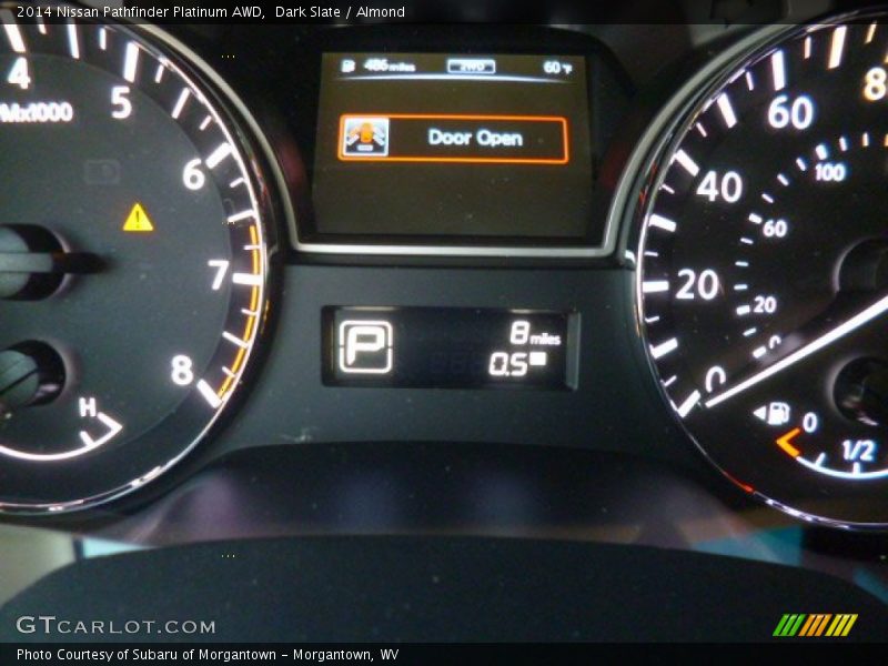 Dark Slate / Almond 2014 Nissan Pathfinder Platinum AWD