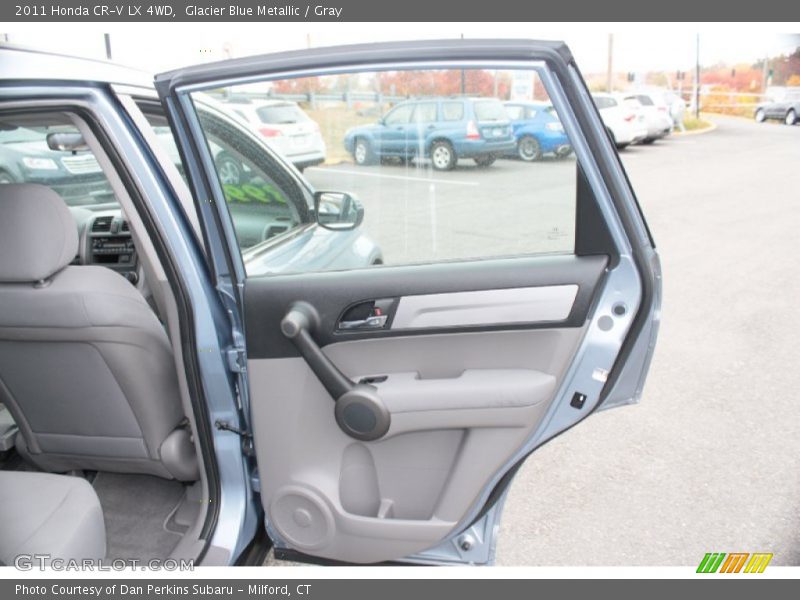 Glacier Blue Metallic / Gray 2011 Honda CR-V LX 4WD
