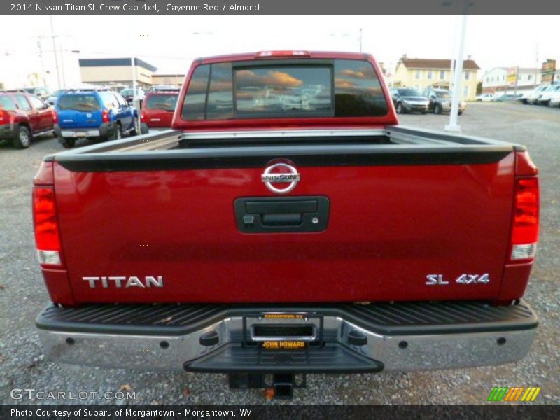 Cayenne Red / Almond 2014 Nissan Titan SL Crew Cab 4x4