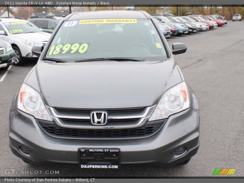 Polished Metal Metallic / Black 2011 Honda CR-V LX 4WD