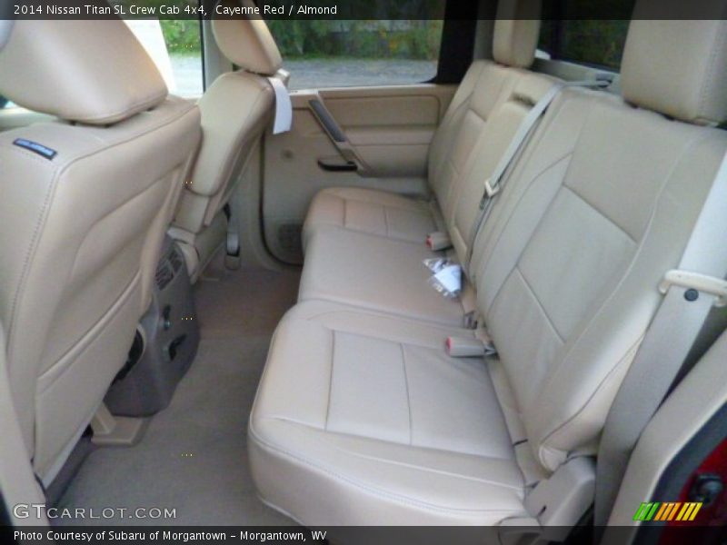 Rear Seat of 2014 Titan SL Crew Cab 4x4