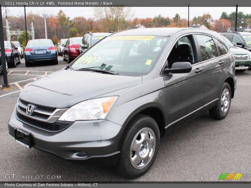 Polished Metal Metallic / Black 2011 Honda CR-V LX 4WD