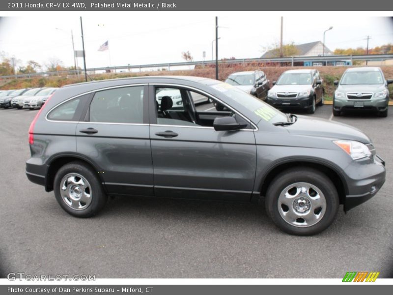 Polished Metal Metallic / Black 2011 Honda CR-V LX 4WD