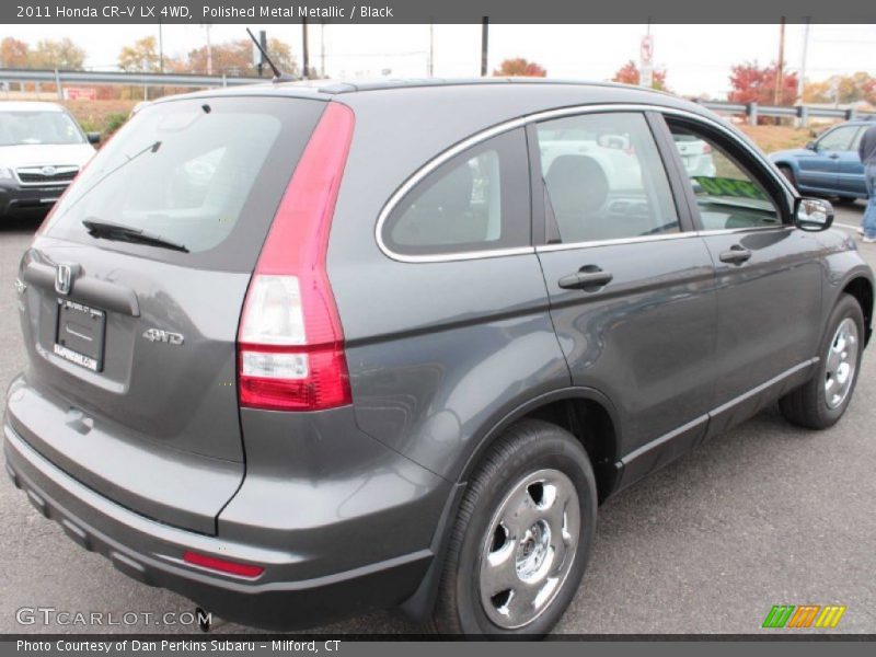 Polished Metal Metallic / Black 2011 Honda CR-V LX 4WD