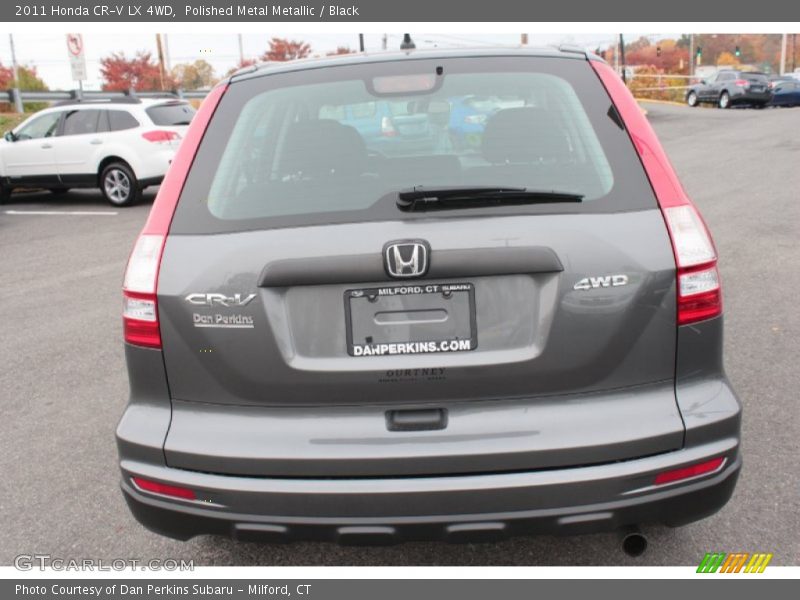 Polished Metal Metallic / Black 2011 Honda CR-V LX 4WD