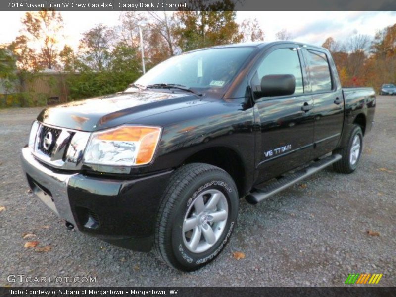 Galaxy Black / Charcoal 2014 Nissan Titan SV Crew Cab 4x4