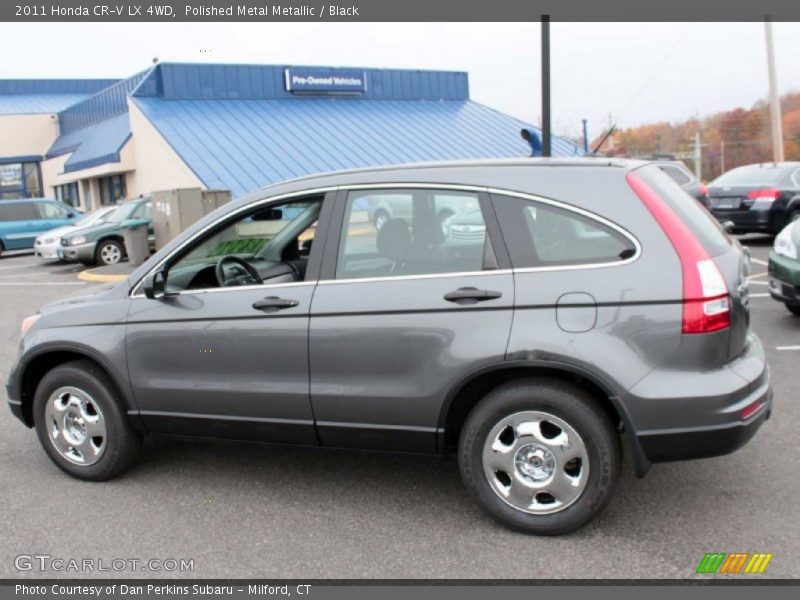 Polished Metal Metallic / Black 2011 Honda CR-V LX 4WD