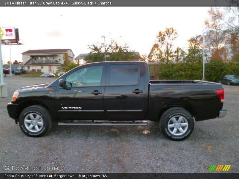 Galaxy Black / Charcoal 2014 Nissan Titan SV Crew Cab 4x4