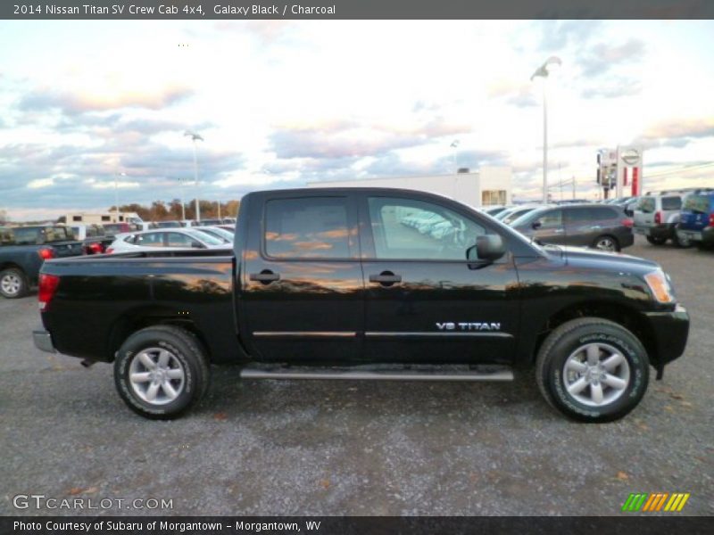 Galaxy Black / Charcoal 2014 Nissan Titan SV Crew Cab 4x4