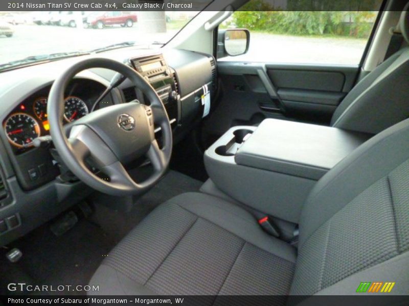 Galaxy Black / Charcoal 2014 Nissan Titan SV Crew Cab 4x4