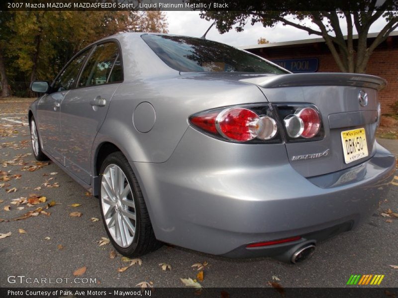 Liquid Platinum Metallic / Black 2007 Mazda MAZDA6 MAZDASPEED6 Sport