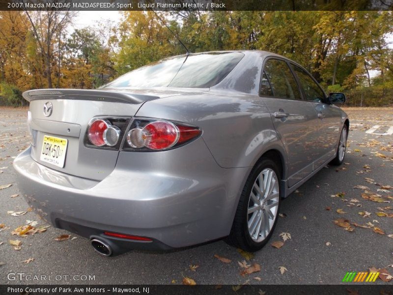 Liquid Platinum Metallic / Black 2007 Mazda MAZDA6 MAZDASPEED6 Sport