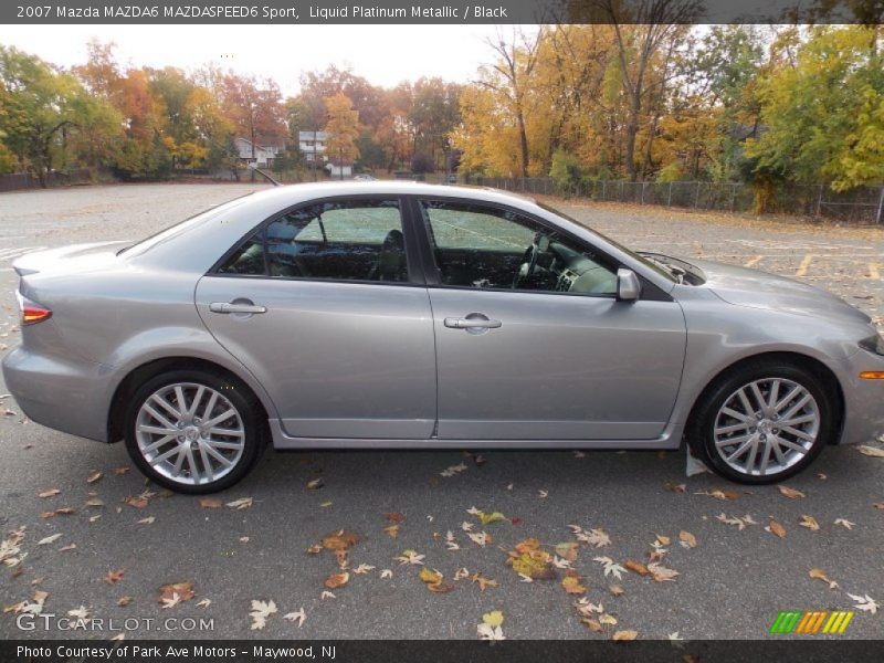 Liquid Platinum Metallic / Black 2007 Mazda MAZDA6 MAZDASPEED6 Sport