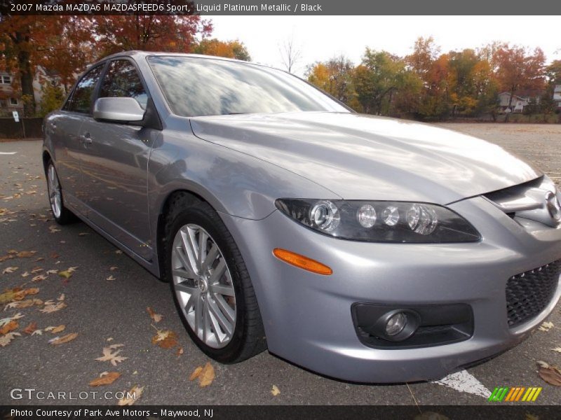 Liquid Platinum Metallic / Black 2007 Mazda MAZDA6 MAZDASPEED6 Sport