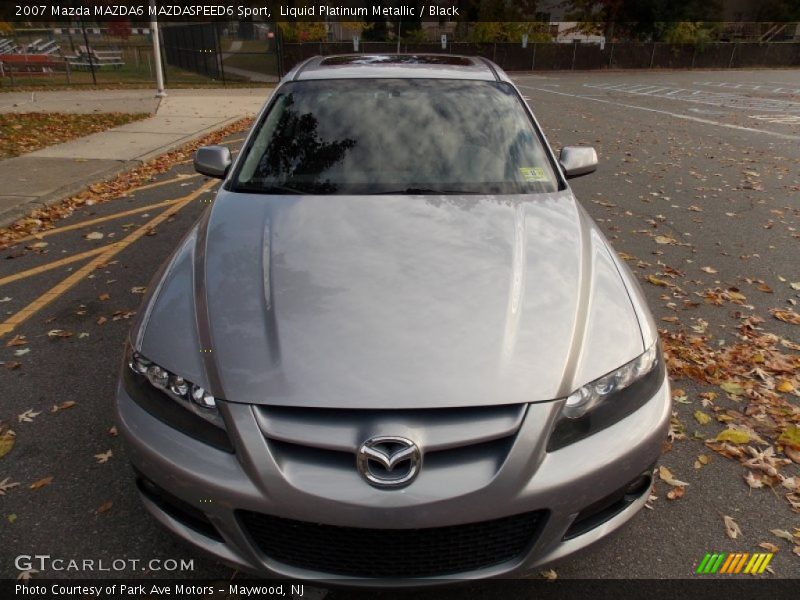 Liquid Platinum Metallic / Black 2007 Mazda MAZDA6 MAZDASPEED6 Sport