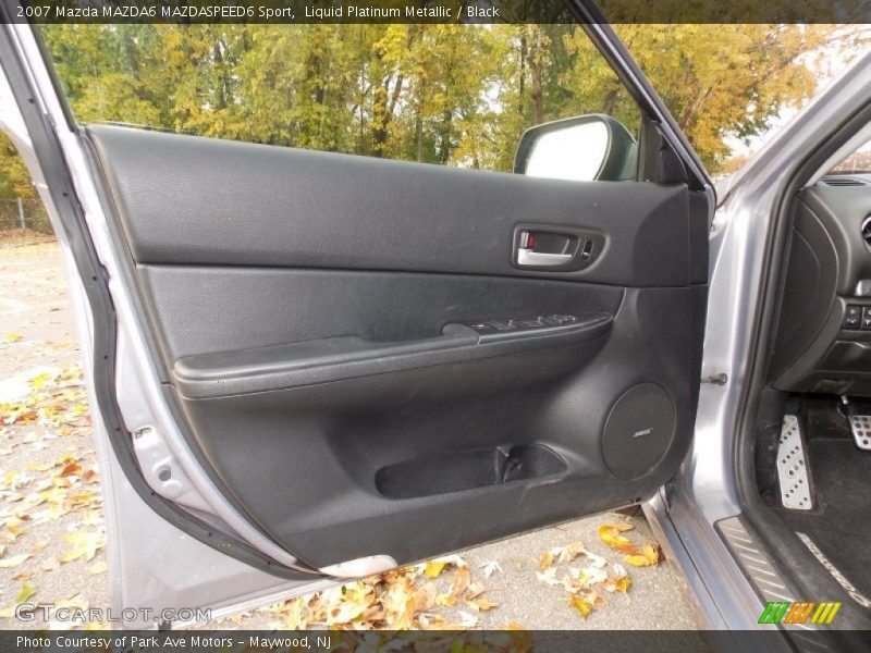 Liquid Platinum Metallic / Black 2007 Mazda MAZDA6 MAZDASPEED6 Sport