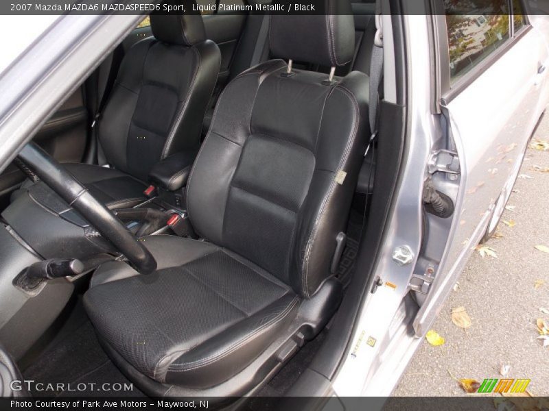Liquid Platinum Metallic / Black 2007 Mazda MAZDA6 MAZDASPEED6 Sport