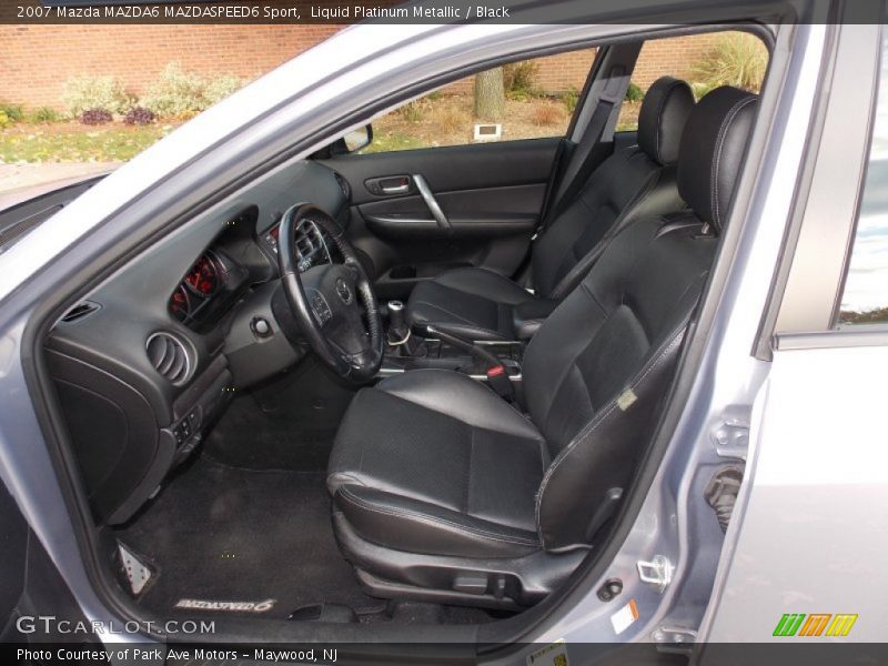 Liquid Platinum Metallic / Black 2007 Mazda MAZDA6 MAZDASPEED6 Sport