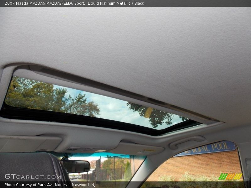 Liquid Platinum Metallic / Black 2007 Mazda MAZDA6 MAZDASPEED6 Sport