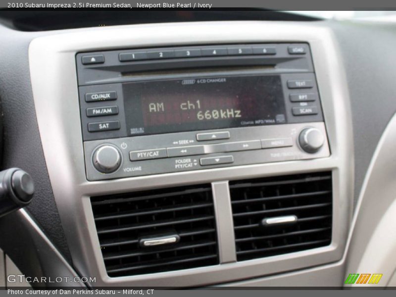 Newport Blue Pearl / Ivory 2010 Subaru Impreza 2.5i Premium Sedan