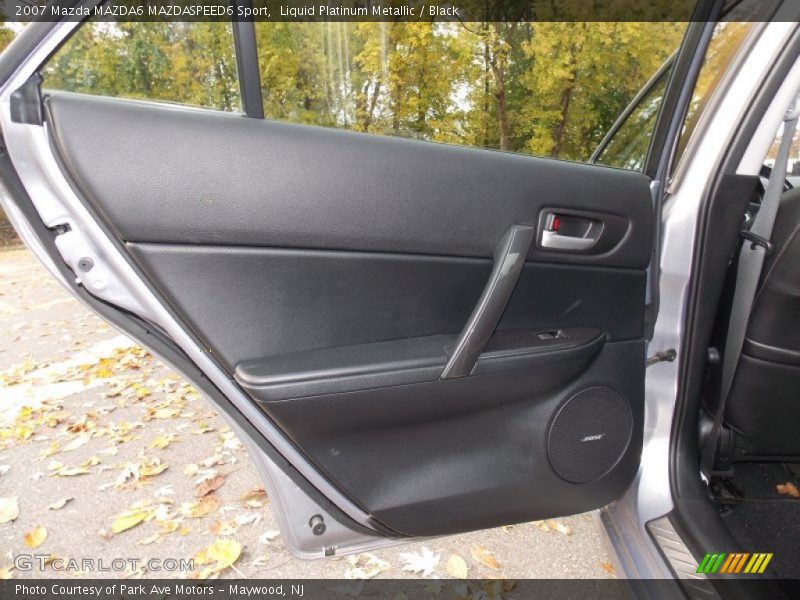 Liquid Platinum Metallic / Black 2007 Mazda MAZDA6 MAZDASPEED6 Sport