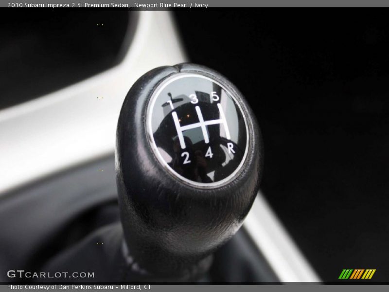 Newport Blue Pearl / Ivory 2010 Subaru Impreza 2.5i Premium Sedan