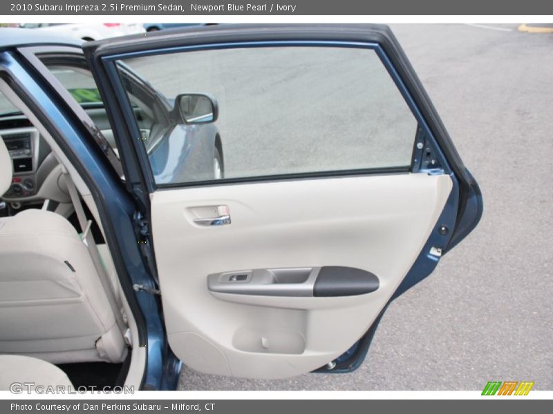Newport Blue Pearl / Ivory 2010 Subaru Impreza 2.5i Premium Sedan