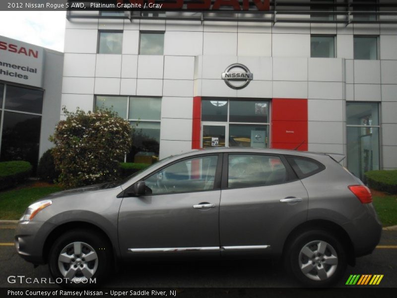 Platinum Graphite / Gray 2012 Nissan Rogue S AWD