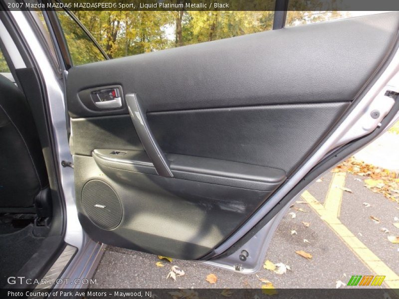 Liquid Platinum Metallic / Black 2007 Mazda MAZDA6 MAZDASPEED6 Sport